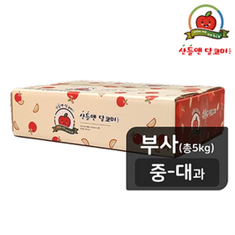 [TV쇼핑][산들앤] 달코미 세척사과 5kg