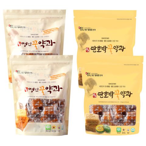 [한과명장명인] 김규흔 꿀약과 2종세트 (총 200개)