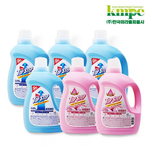[탑스텝] 고농축세탁세제 3.05Lx4 + 섬유유연제 3.05Lx2개