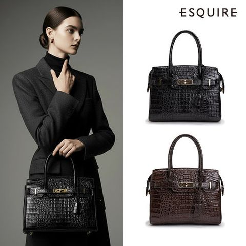 [최초공개][에스콰이아] 25FW 벨라노 카이만 컬렉션 프리미엄 토트백