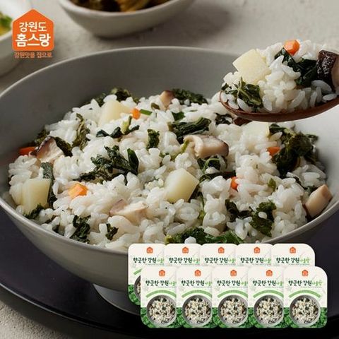 [홈스랑] 향긋한 강원 나물밥 220g x 10팩