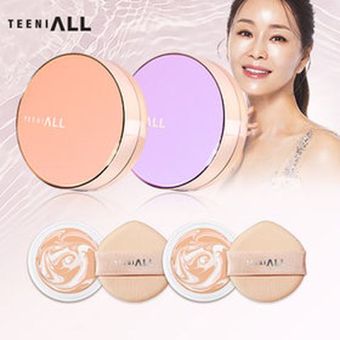 [TV쇼핑](견미리팩트) 티니올 크리미 팩트 마카롱에디션 (2개+리필2개)