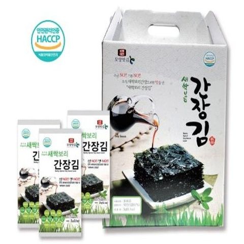 [모양맛김]새싹보리간장김(도시락김) 총 24봉