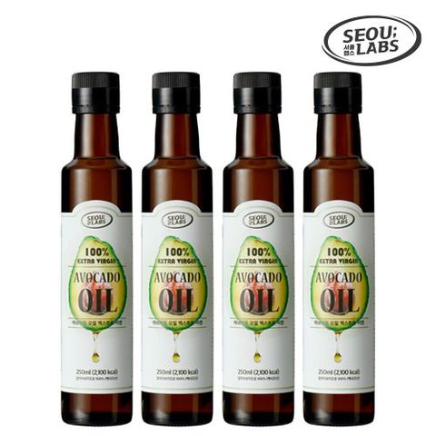 [서울랩스] 아보카도 오일 엑스트라 버진 250ml 4병