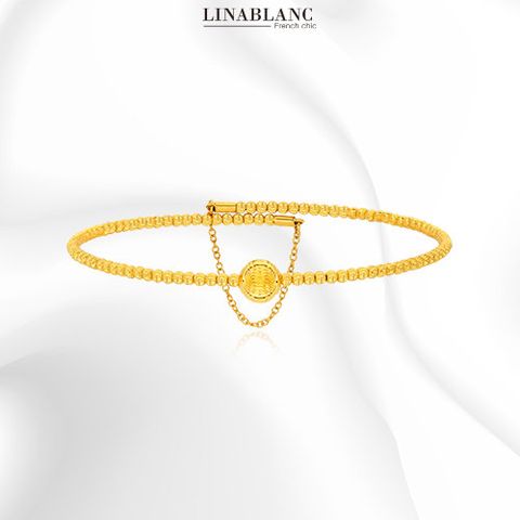 [우노카테네] 24K 솔라 컷팅볼 뱅글팔찌