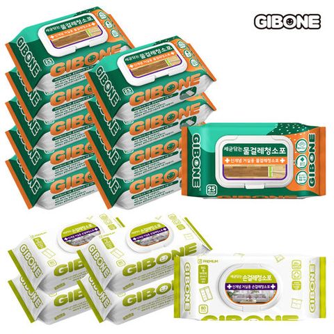 [기본에] 물걸레 청소포 10팩 + 손걸레 청소포 5팩