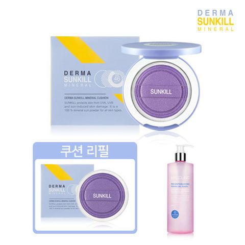 바르는 미네랄 선 마스크 카트린 더마 썬킬 (쿠션+리필쿠션+토너)