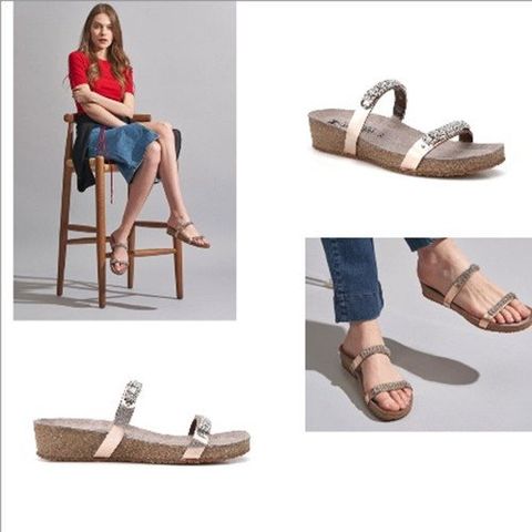 [AK PLAZA][메피스토]여성화 W6DI2ST8M43 샌들 슬리퍼 3.5cm