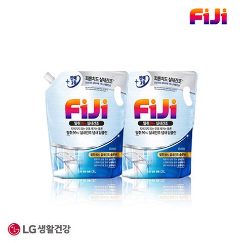 [피지] 탈취99% 프리미엄 액체세제 리필2L 2개(프레시) 실내건조/겸용