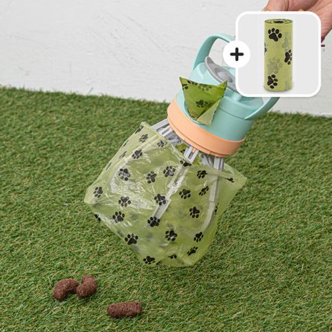 펫니즈 강아지 배변집게 세트 PNZ-BT100S 배변봉투 15매 포함