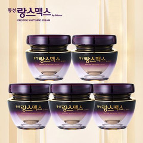 [TV쇼핑][동성제약]NEW 랑스맥스 주름 기미케어 크림 5통 패키지