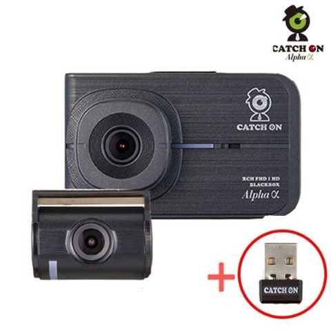 캐치온 2채널 블랙박스 알파 32GB+WIFI 동글+무료장착
