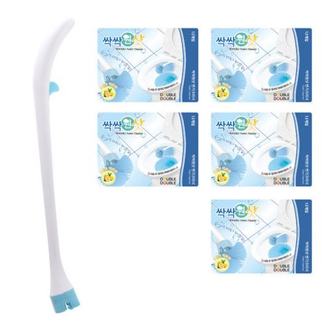 [더블앤더블] 변기청소기+ 리필12매 x 5팩 (총60매)