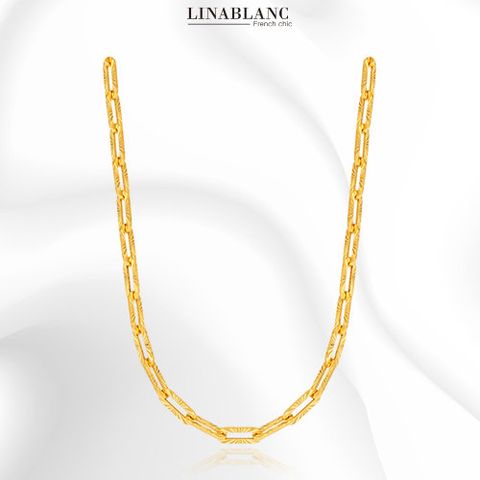 [우노카테네] 24K 글로우 컷팅클립체인 목걸이