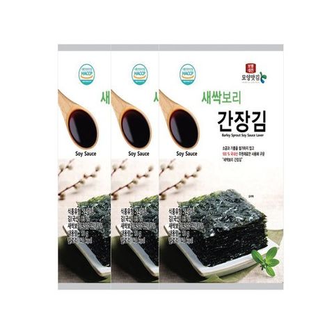 [모양맛김]새싹보리간장김(전장김) 30봉
