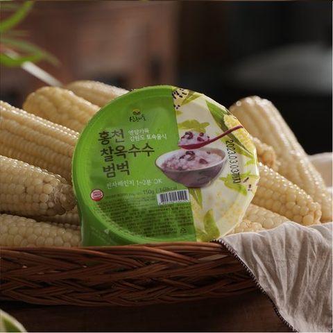 [산촌마을] 홍천 찰옥수수범벅 150g x 20팩 (총 3kg)