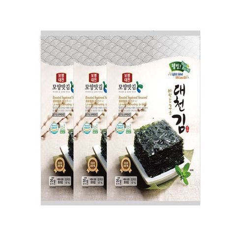 [모양맛김]바삭하게구운대천김(전장김) 30봉