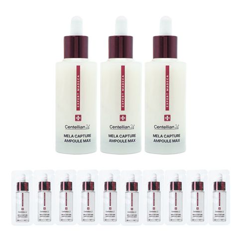 동국제약 센텔리안24 엑스퍼트 마데카 멜라 캡처 앰플 맥스 MAX 45ml 대용량 3개 + 1ml 10매 증정, 45ml, 3개