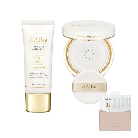 달바 모이스트 글로우 선세럼 팩트타입 SPF50+ PA++++ 13ml + 튜브타입 30ml + 세럼 클렌저 3ml x 5p 세트, 1세트