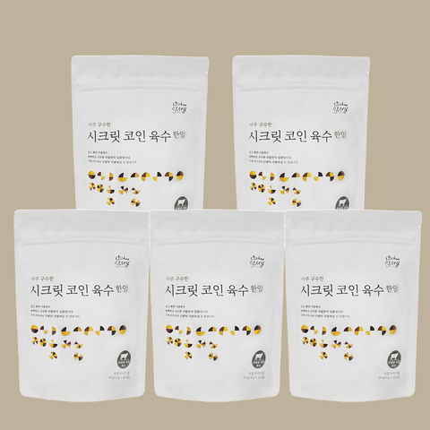 빅마마시크릿코인 코인 육수 육수한알 아주구수한 시크릿코인, 구수한맛 20알 5..., 50g, 5개