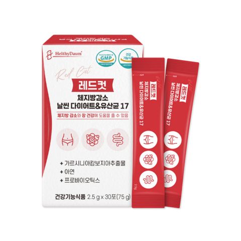 bnr17 유산균 다이어트 / 모유 유래 유산균 락토바실러스 가세리 레드컷 체지방감소 날씬 다이어트&유산균 프로바이오틱스 17 종 + 아연함유, 30회분, 1개