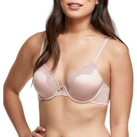 메이든폼 여성용 컴포트 헌정 전체 커버 언더와이어 티셔츠 브라, Sheer Pale..., 42B
