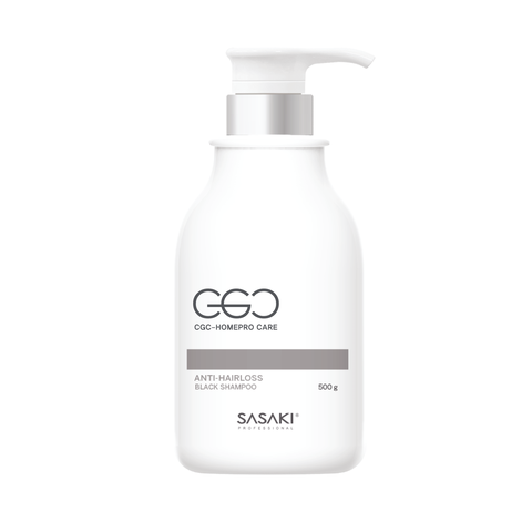 사사키 CGC 비건 미용실 탈모 완화 블랙 샴푸, 500g, 1개