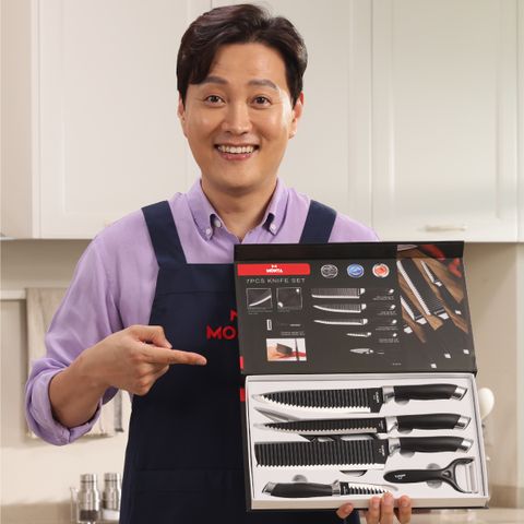 독일 몬타 도마랑 칼이랑 스텐 양면 도마 주방 나이프 식도 과도 중식도 세트, 1세트