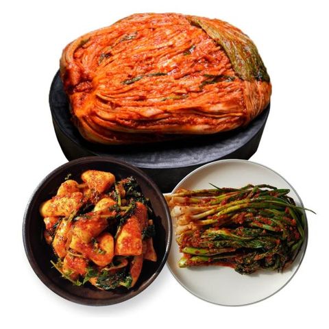 도미솔김치 박미희김치 왕비포기7.5kg+총각2kg+쪽파갓2kg(3종,11.5kg)