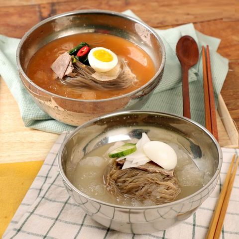 [냉면家]메밀 물냉면 10인분(사리＋사골육수5봉＋열무육수5봉)
