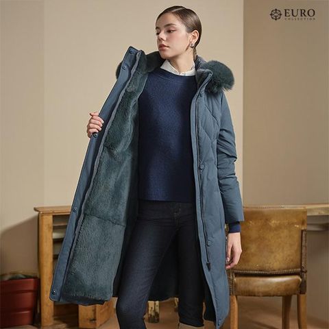 [유로컬렉션] 유러피안 트리플풀스킨 프리미엄 구스다운 다이아롱코트