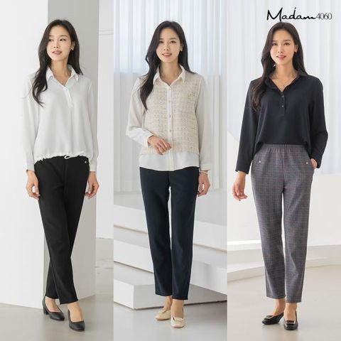 [마담4060] 보들 텐션팬츠 3종
