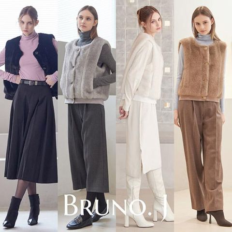 [브루노제이] FAUX 퍼베스트1종