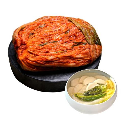 도미솔 왕비포기김치 11kg+맛있는동치미 2kg (2종,13kg)