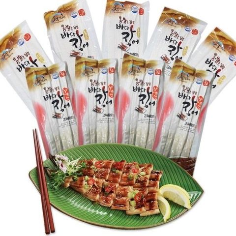 근해통발수협 바다장어 240g(3미)×3팩+소스50g×4봉(매2,순2)