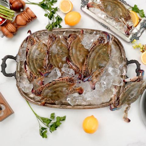 [100% 국내산 암꽃게] 연평도 암꽃게 600g x 5팩(팩당 3마리 / 총 15마리)