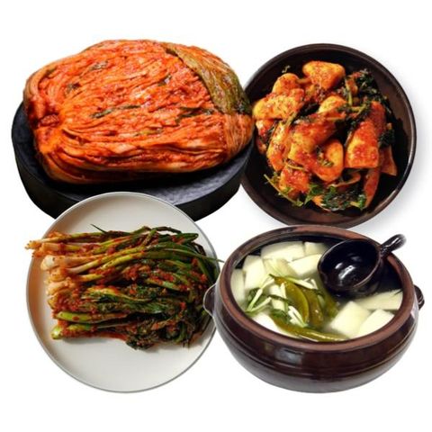도미솔김치 박미희김치 포기7kg+총각2kg+쪽파갓2kg+동치미2kg(4종,13kg)