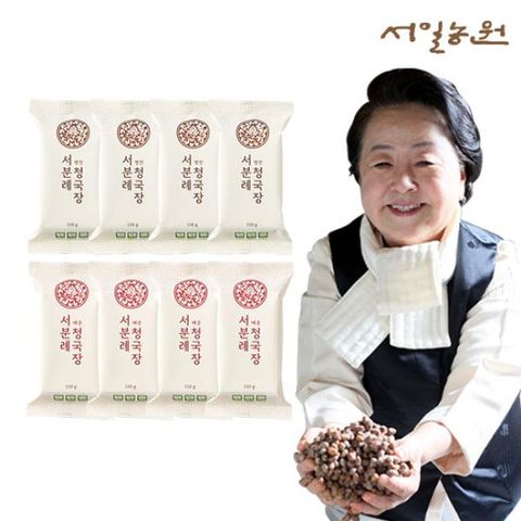 서일농원 명인 서분례 청국장 2종(매운4개+오리지날4개)