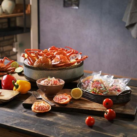 붉은대게찜살(80g×8팩)+순살붉은대게(50g×5팩)