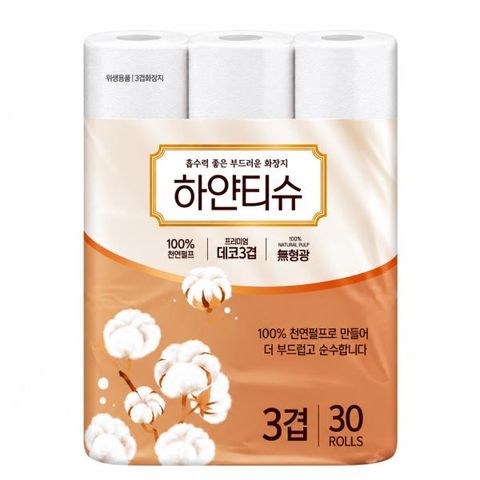 [단품]하얀티슈화장지30m 1팩