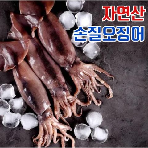 [대호] 손질 통 오징어 260g×10팩, 총 20마리 (팩당2마리/원양산)
