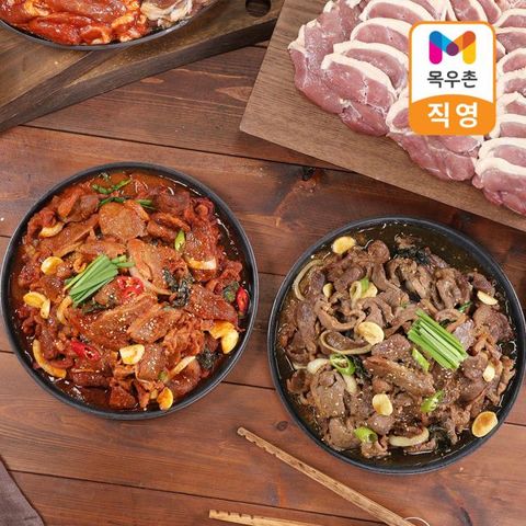 목우촌 오리불고기(간장6+매콤6)180g*12팩