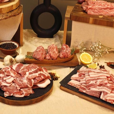 [파머스팩] 한돈 돼지구이세트 200gx8팩 (총1.6kg) 삽겹살,목살,등심(등심꽃살)