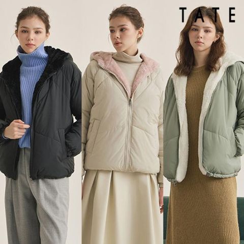TATE 보아퍼 리버시블 패딩점퍼1종(여성)