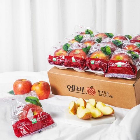달콤하고 아삭한 세척 엔비사과 8-10개입