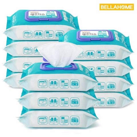 [벨라홈] 세균잡는 행주티슈 11팩(팩당 80매)