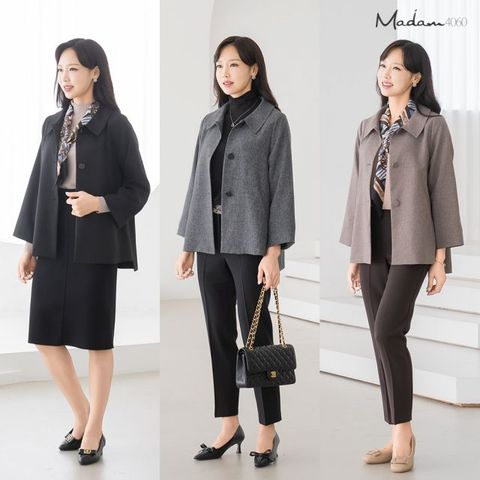 [마담4060] 스카프 A라인자켓(2종)