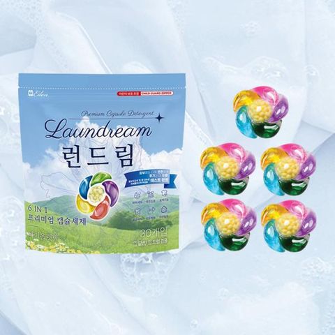 ★최다구성★[런드림]캡슐세제5팩세트+체험찬스5개