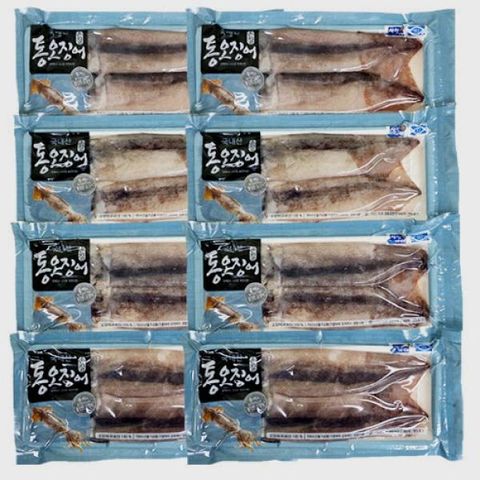 [명진] 국내산 손질통오징어 총 16마리 (250g×8팩)
