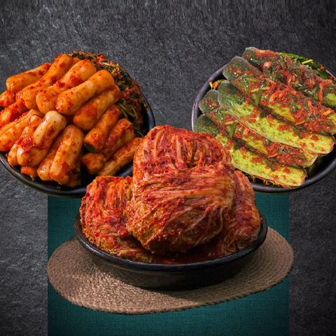 [팔공김치 3종세트]  배추김치7kg + 총각김치3kg + 오이김치1kg (11kg)
